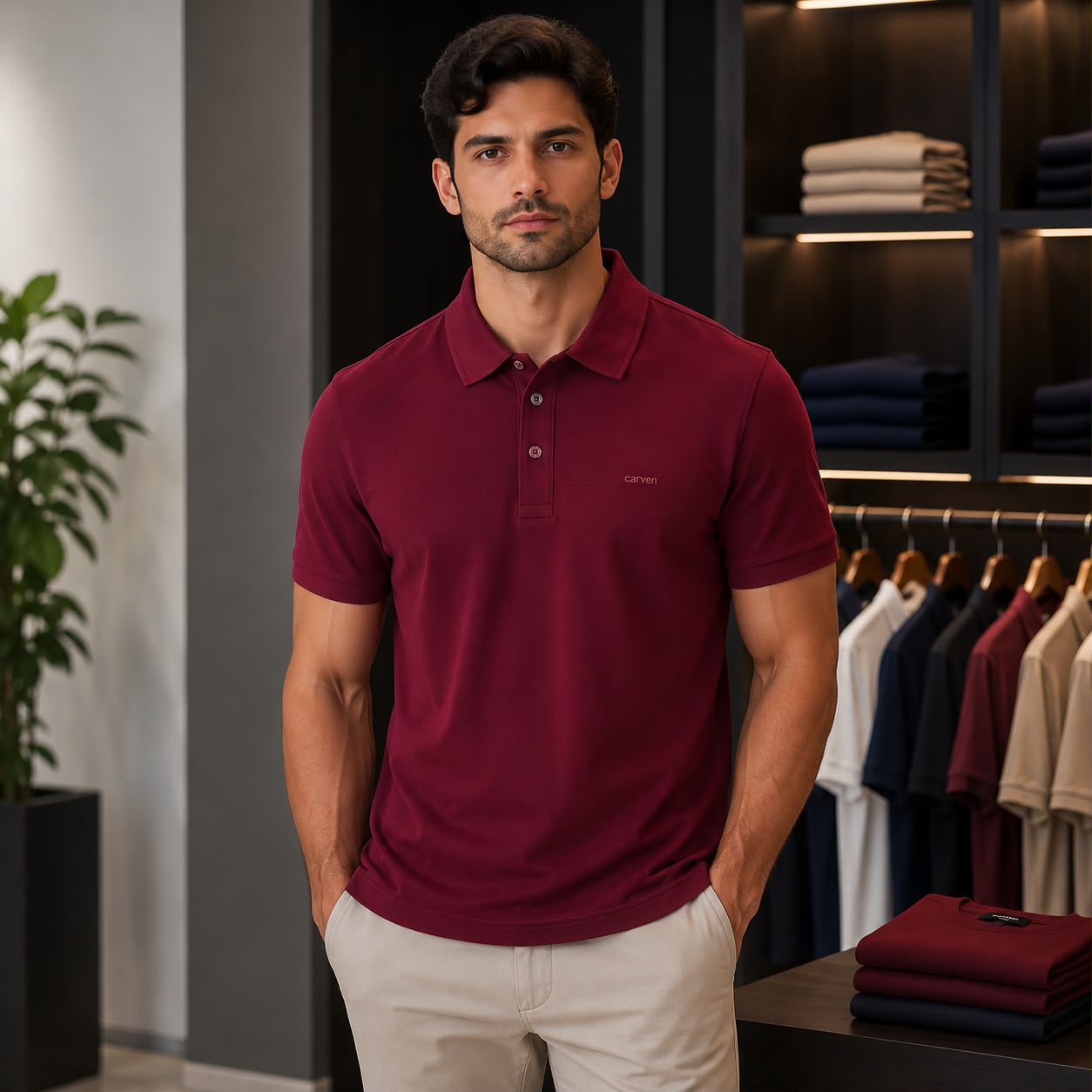 CAMISA POLO CARVEN
