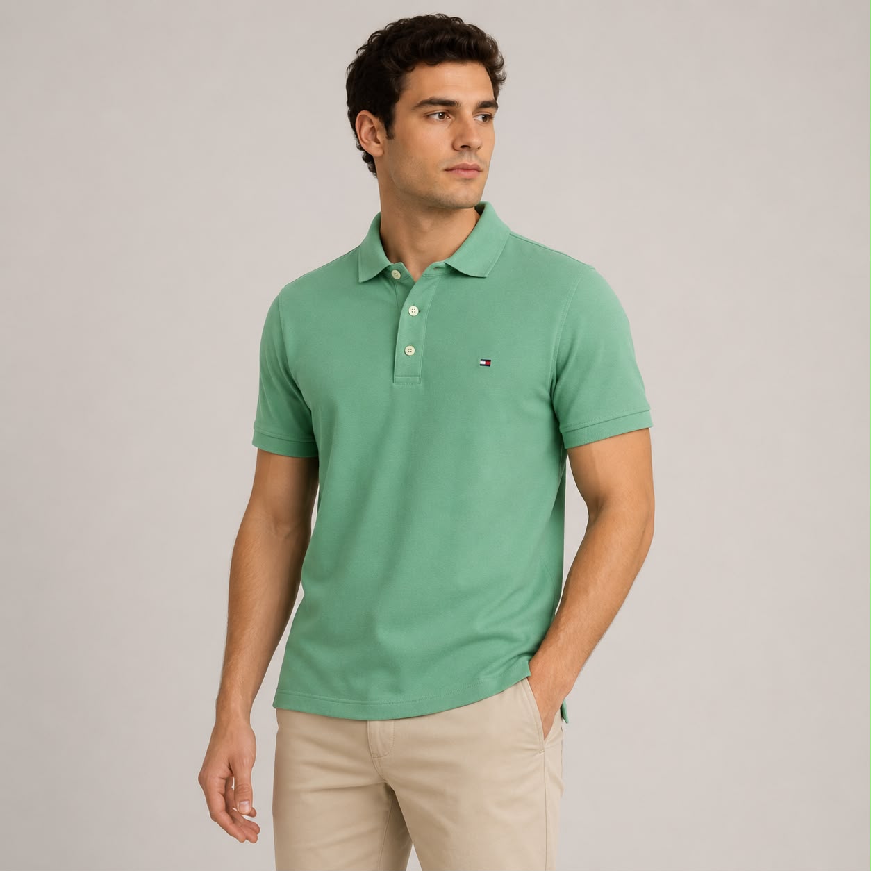 CAMISA POLO SLIM FIT TOMMY HILFIGER