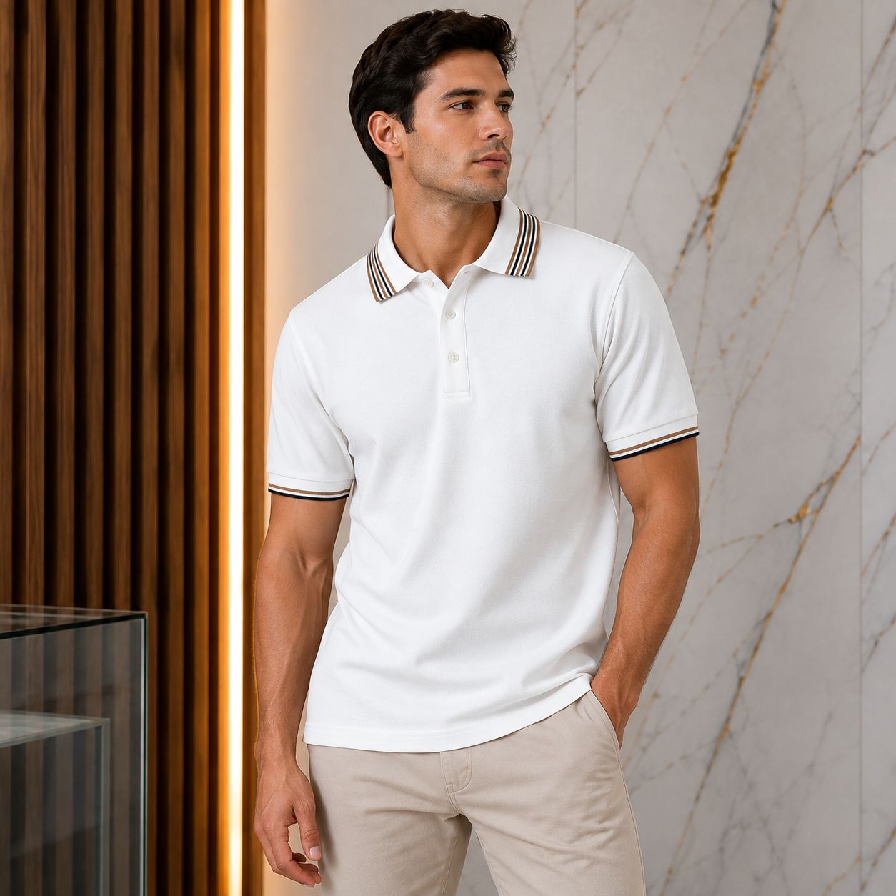 CAMISETA TIPO POLO