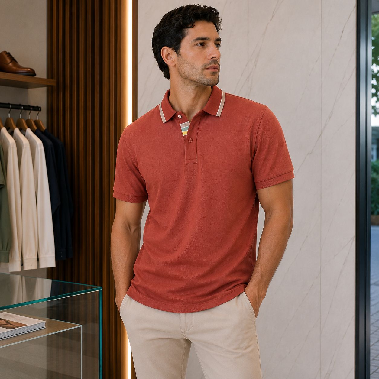 CAMISETA TIPO POLO