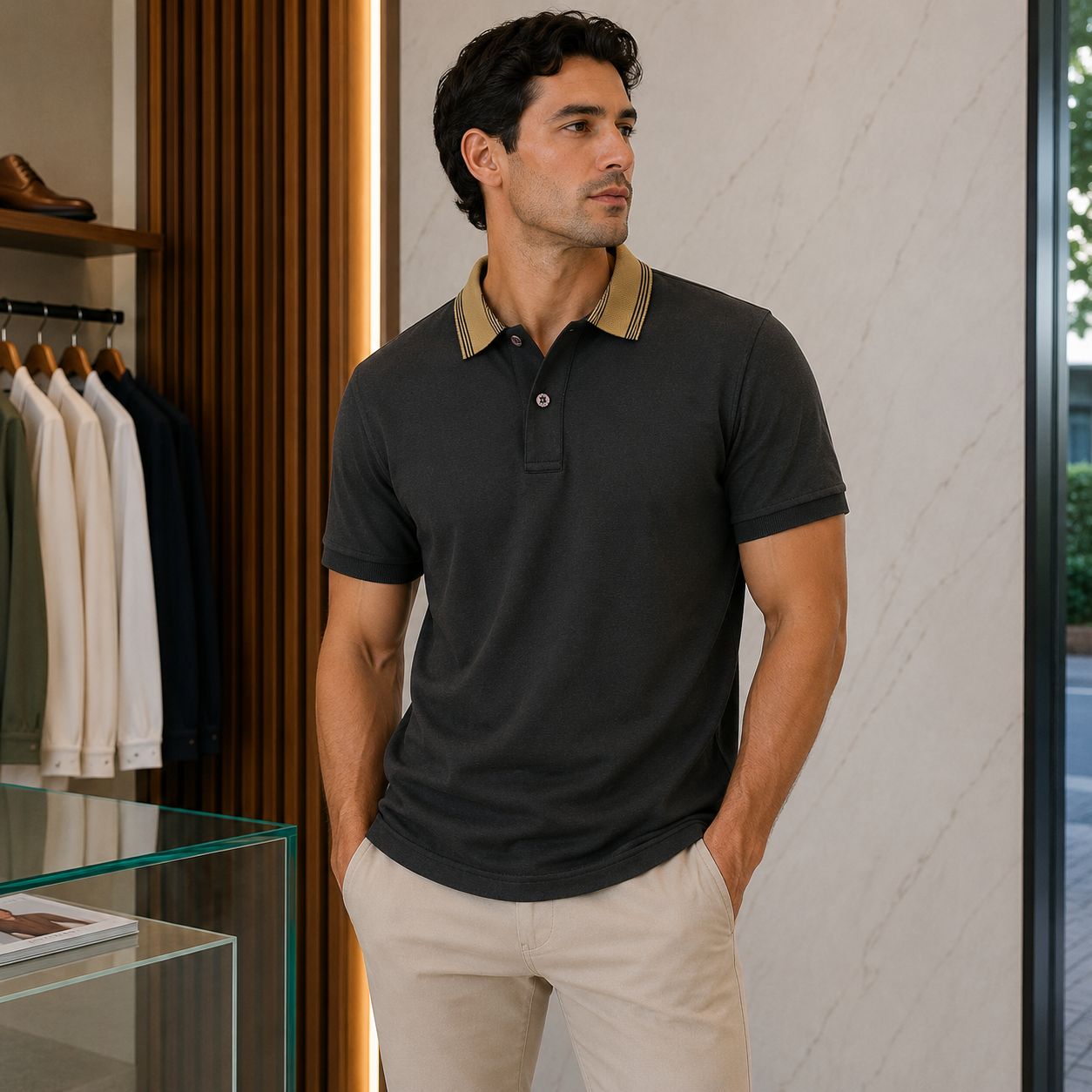 CAMISETA TIPO POLO