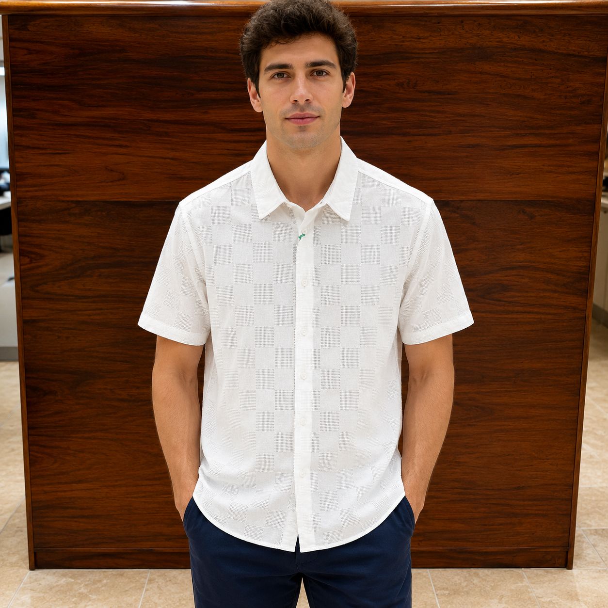 CAMISA MANGA CORTA CARVEN