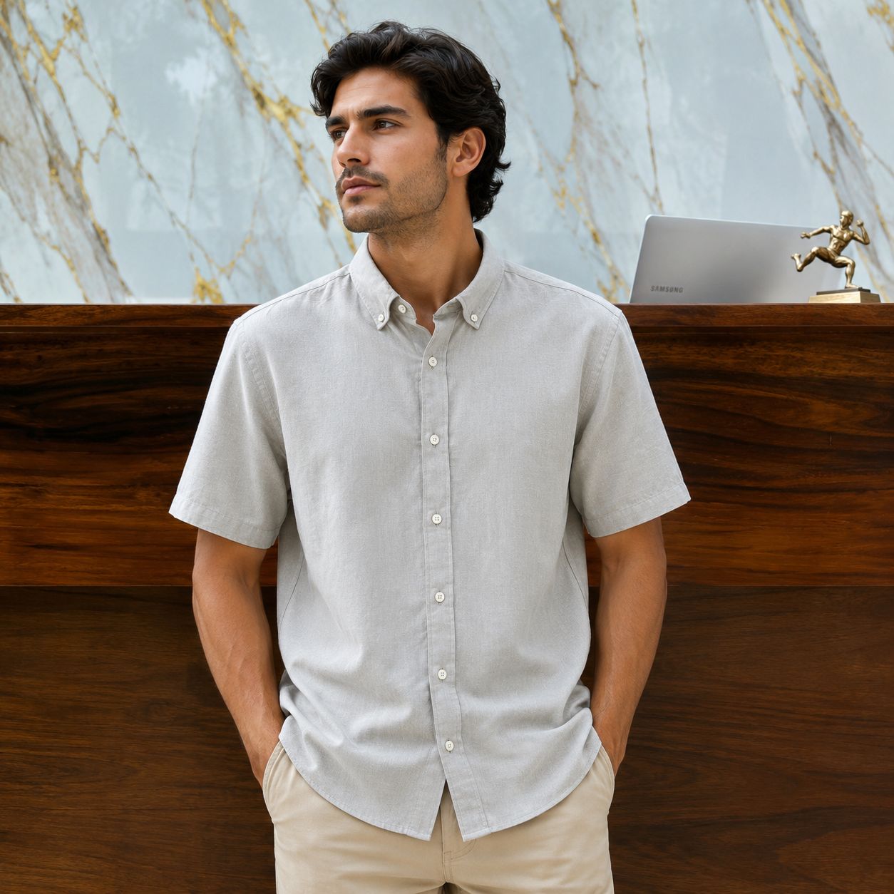 CAMISA MANGA CORTA CARVEN