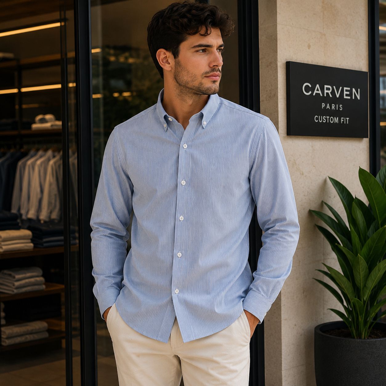 CAMISA MANGA LARGA CARVEN