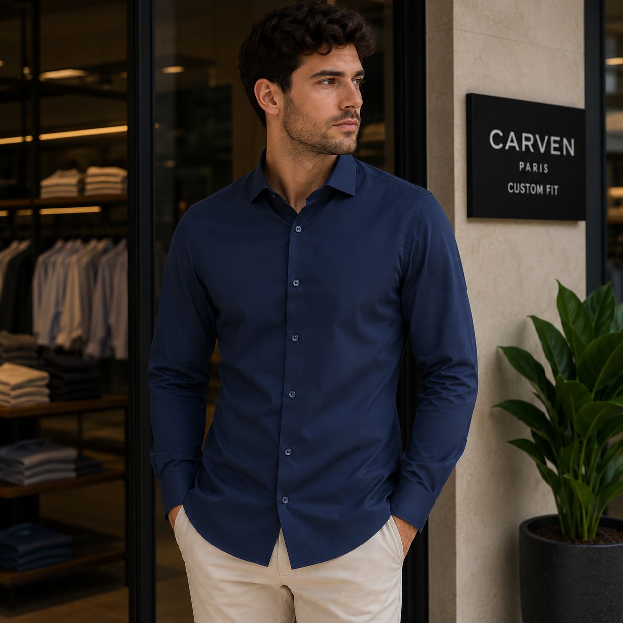 CAMISA MANGA LARGA CARVEN